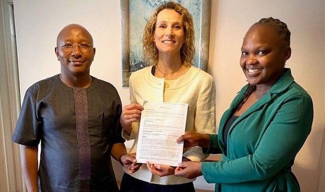 Foundation S signed an agreement with the Kenya Hospices and Palliative Care Association (KEHPCA)