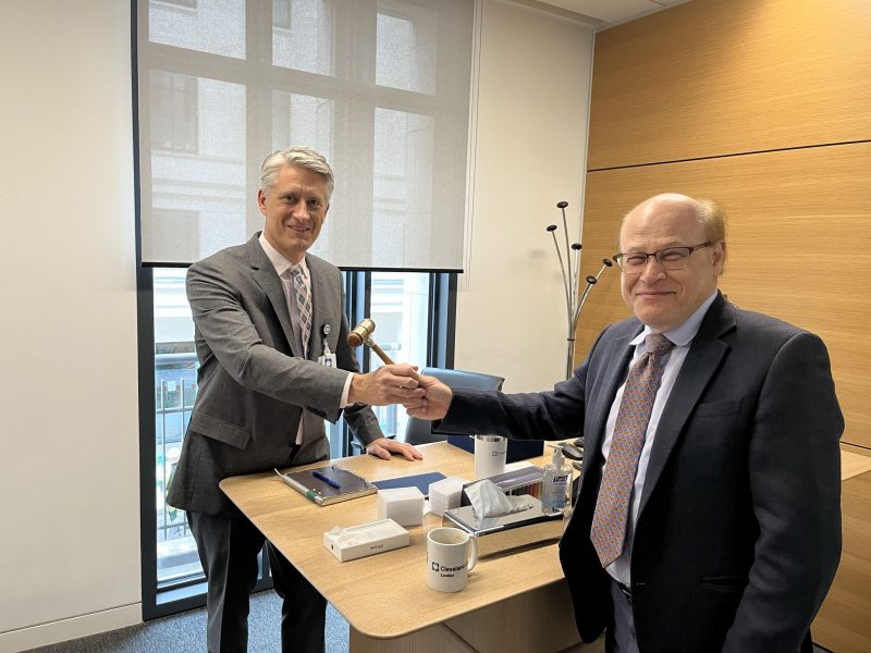 I assumed my new role as President of Cleveland Clinic London – Rob Lorenz, M.D, F.A.C.S