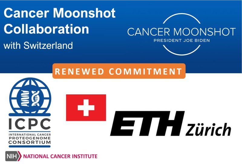 ETH Zürich (Switzerland) and the United States National Cancer Institute (NCI) have just signed an extension of their MOU for Proteogenomics Cancer Research