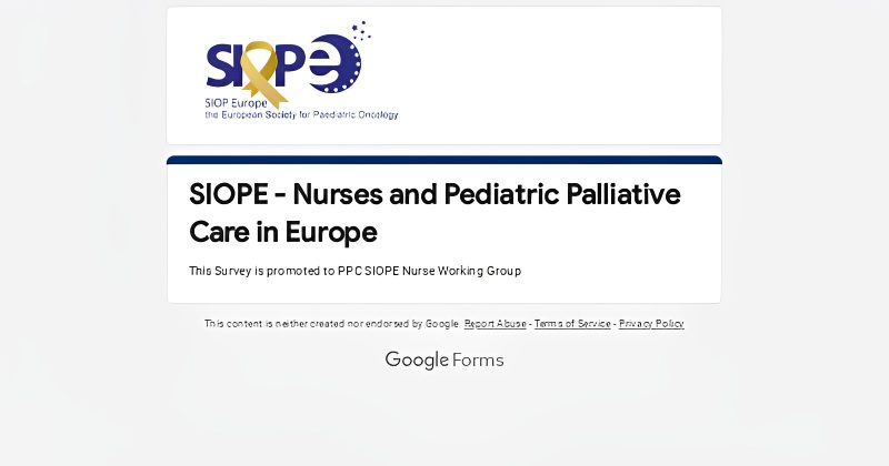 Paediatric Cancer Nurses – Survey