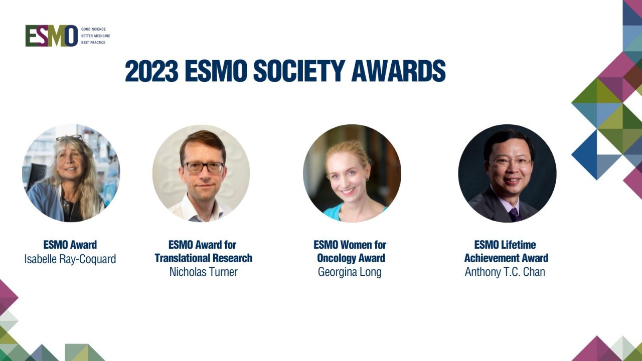 ESMO has announced the recipients of the 2023 ESMO Society Awards – ESMO