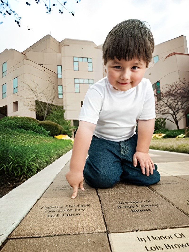 There are about 11,000 bricks that adorn a walkway around St. Jude campus called the Pathway to Hope – St. Jude Children’s Research Hospital