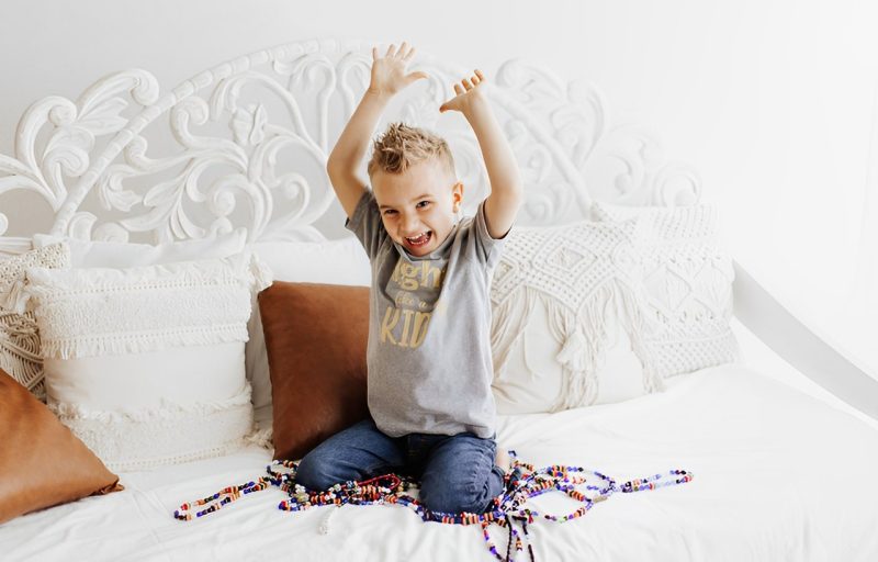 Four-year-old Hunter is a very happy boy, who loves making people laugh, being silly, cars, and riding his balance bike. – St. Baldrick’s Foundation