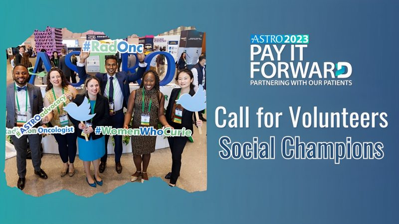 Interested in becoming a Social Champion for ASTRO23? – ASTRO