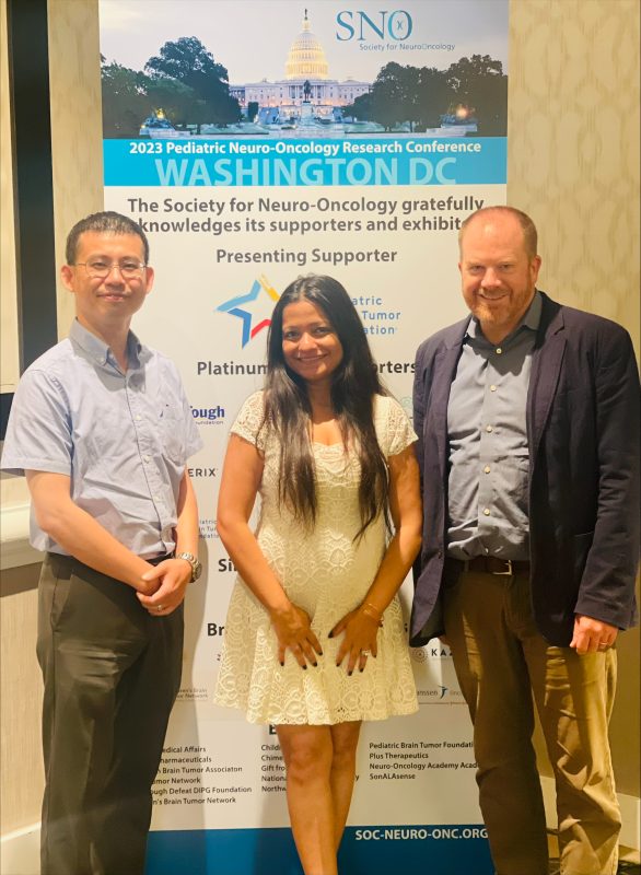 Congratulations Dr. Jason Chiang, Giles Robinson, Dr. Aditi Bagchi & the members of the Brain Tumor program – Amar Gajjar