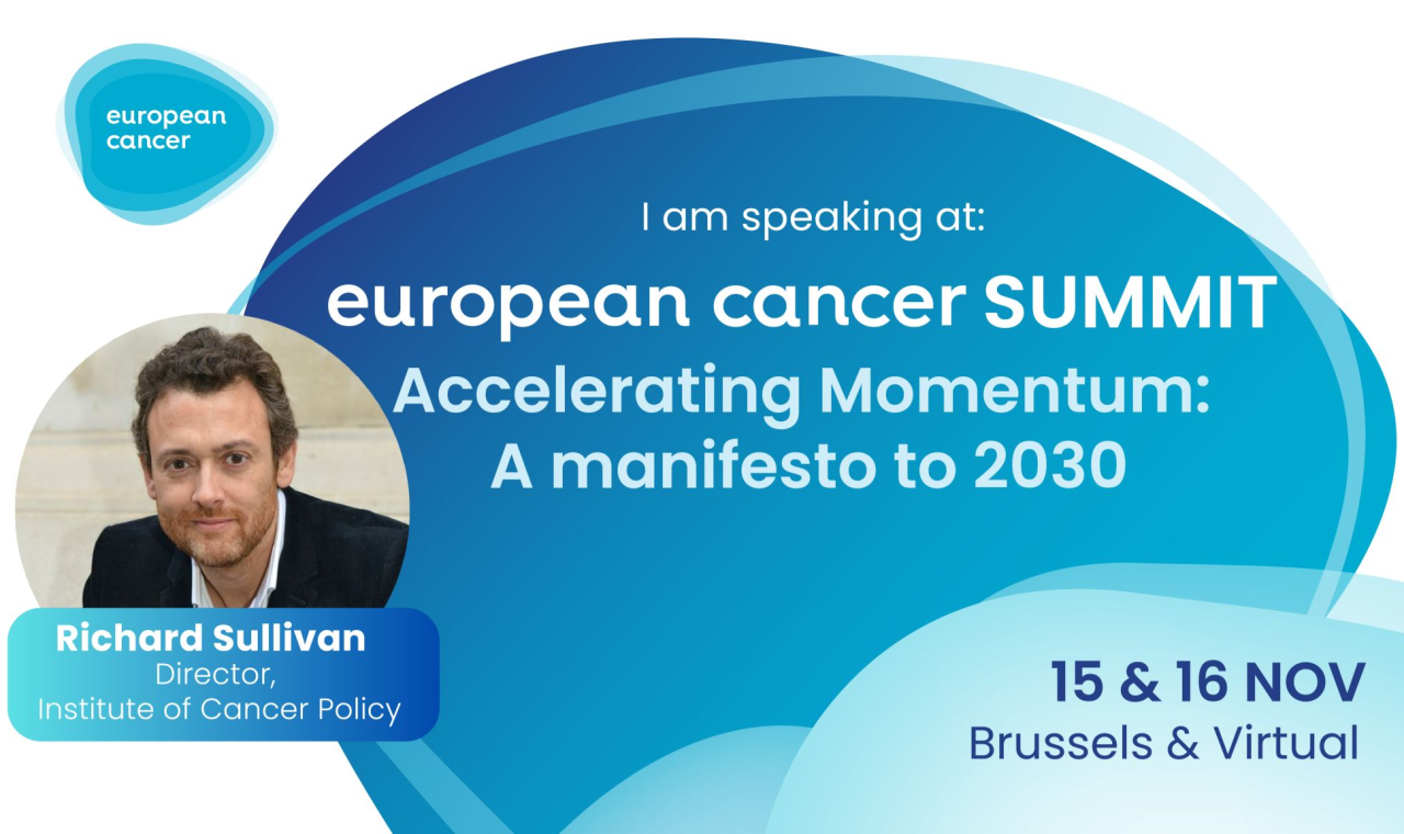 Richard Sullivan, director of the Institute of Cancer Policy, will be among the featured speakers on the future of cancer care in Europe – European Cancer Organisation