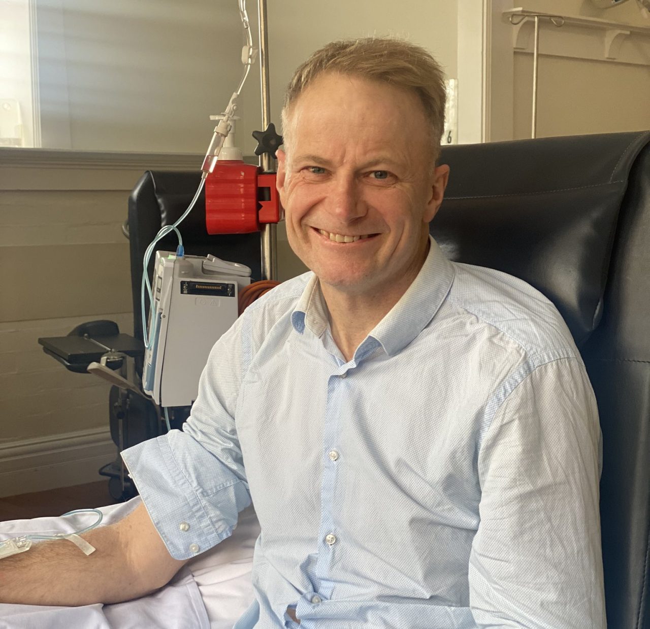 Richard Scolyer: I am super excited to now be receiving another dose of combi Immunotherapy (IO) for my glioblastoma.