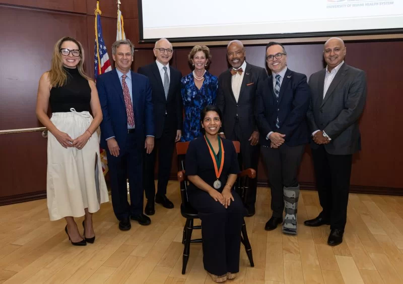 Neha Goel: Humbled and honored to receive the John K. and Judy H. Schulte Endowed Chair in Cancer Research to study cancer disparities