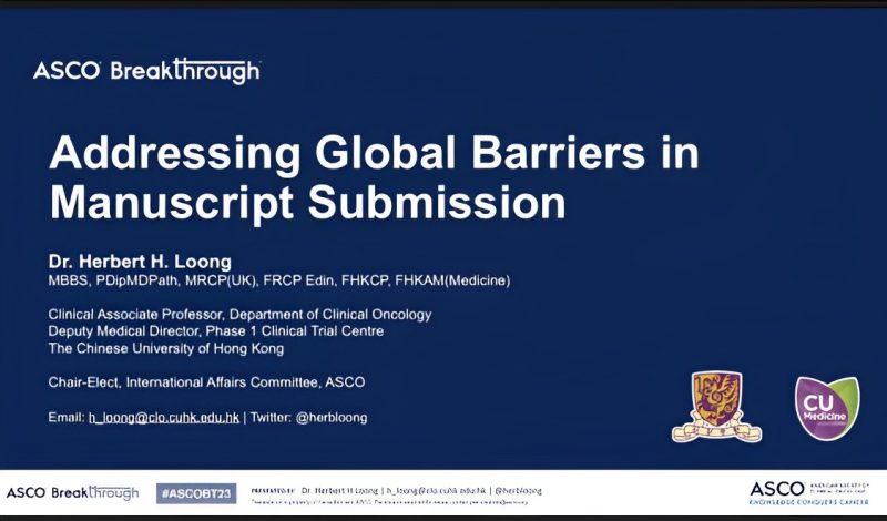 Authors of accepted abstracts will be given opportunity and guidance by mentors and peers to develop their research into a paper – Herbert Loong