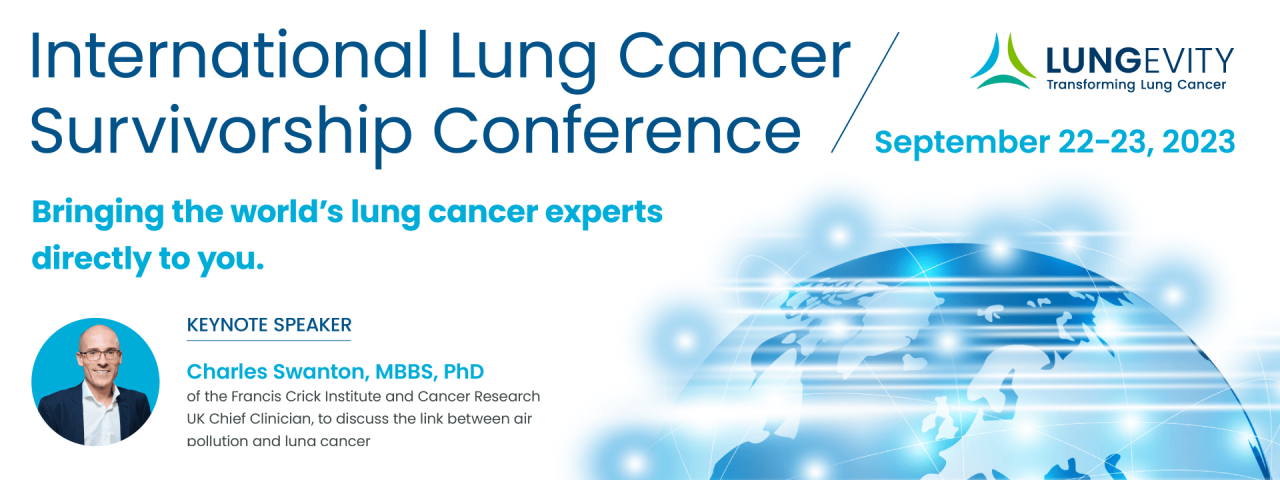 The agenda for LUNGevity Foundation’s International Lung Cancer Survivorship Conference is shaping up nicely – Amy C. Moore