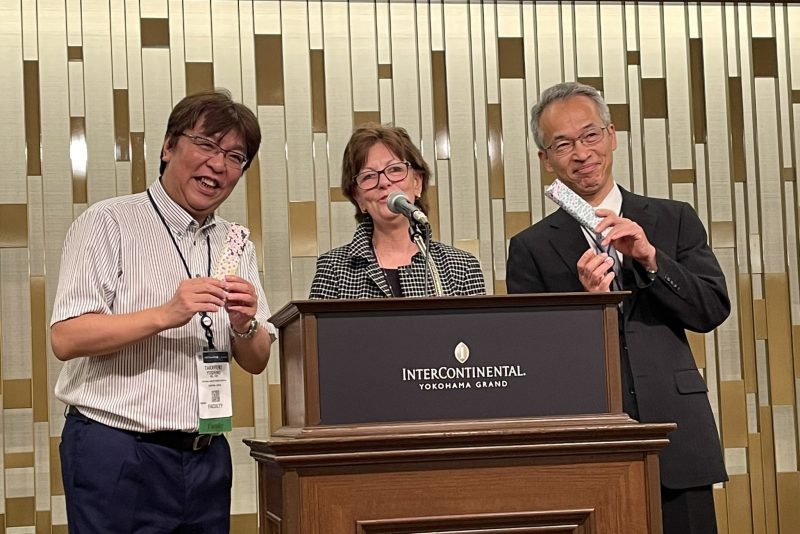 Pens made of oak from US Capitol to represent the strength of our relationship – Julie Gralow