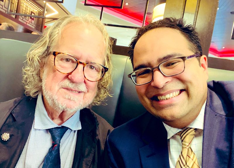 Naveen Pemmaraju: Delighted to spend a few moments with Nobel Laureate Dr. Jim Allison at our Faculty Awards ceremony