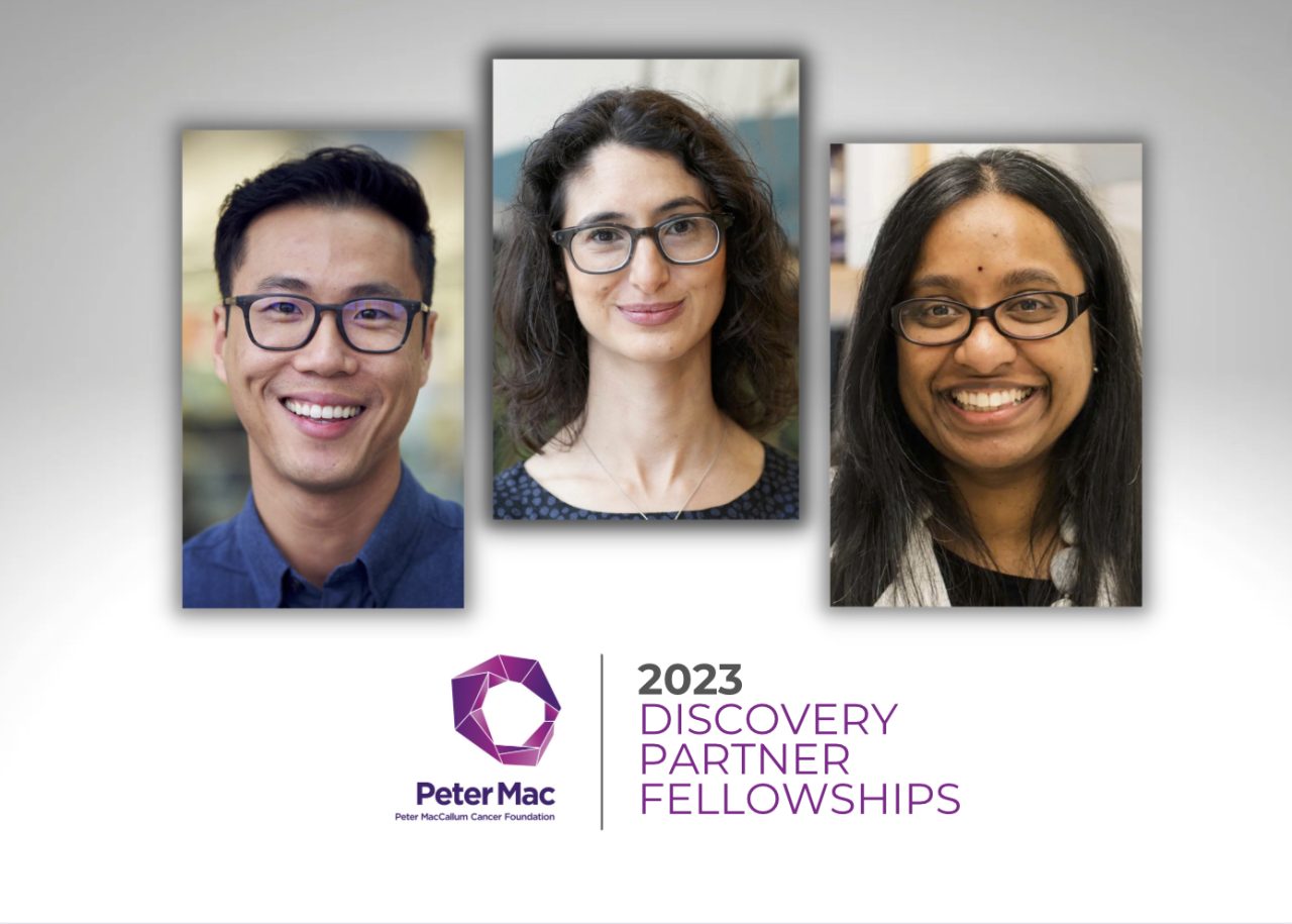 Aparna Rao, Julia Dubowitz and Lewis Au have been awarded the 2023 Discovery Partner Fellowships – Peter Mac Cancer Centre