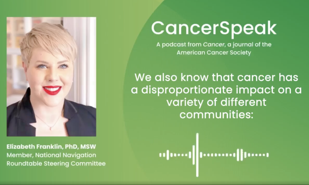 We are thrilled to announce the launch of the journal Cancer’s official podcast, CancerSpeak! – American Cancer Society Journals