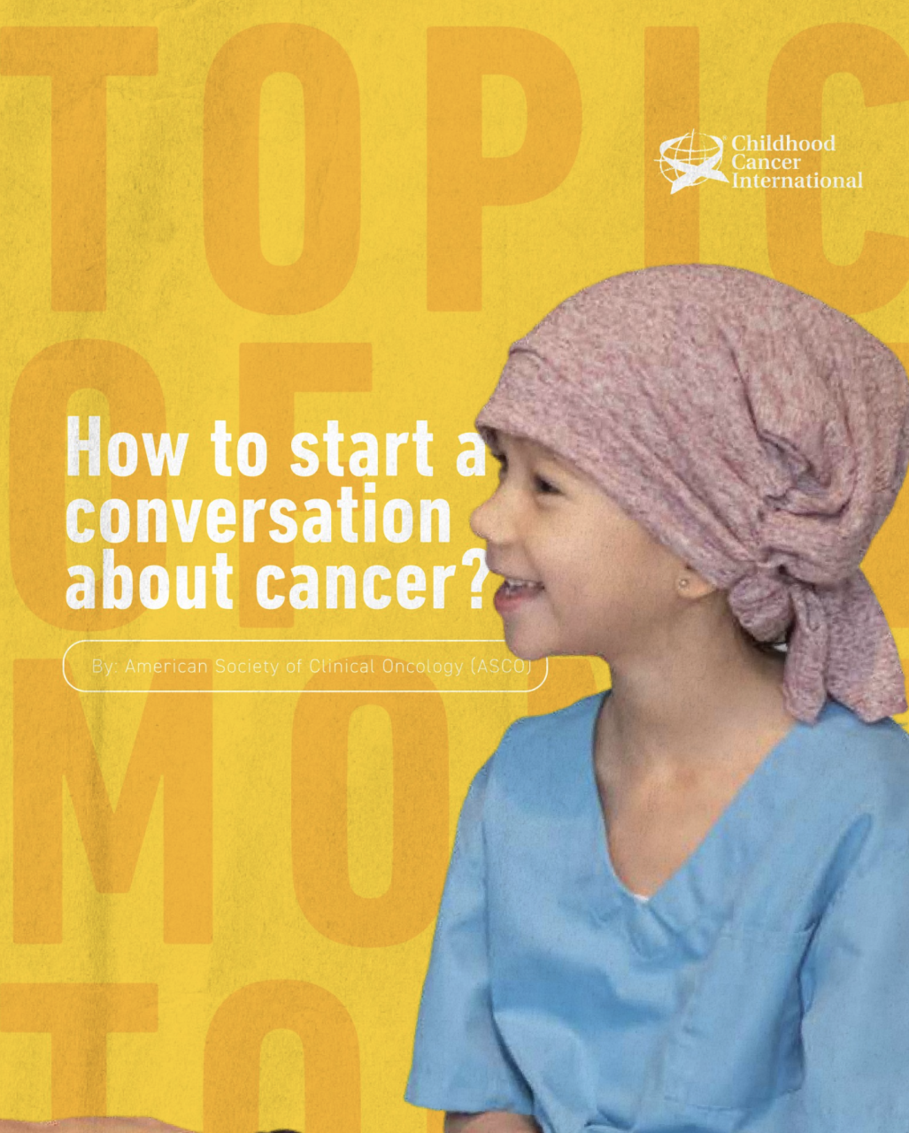 We invite you to take the lead and show your support with these tips for starting a conversation about cancer. – Childhood Cancer International
