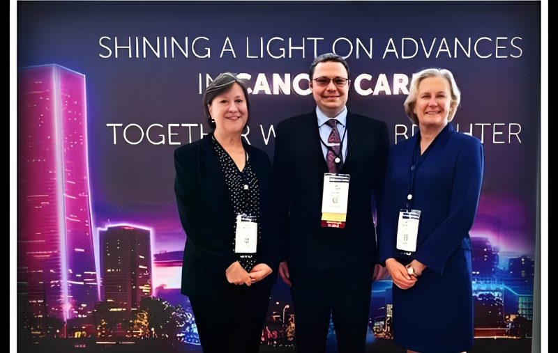 Yan Leyfman: Delighted to meet Dr. Julie Gralow and Dina Michels in person at ASCO Breakthrough 2023