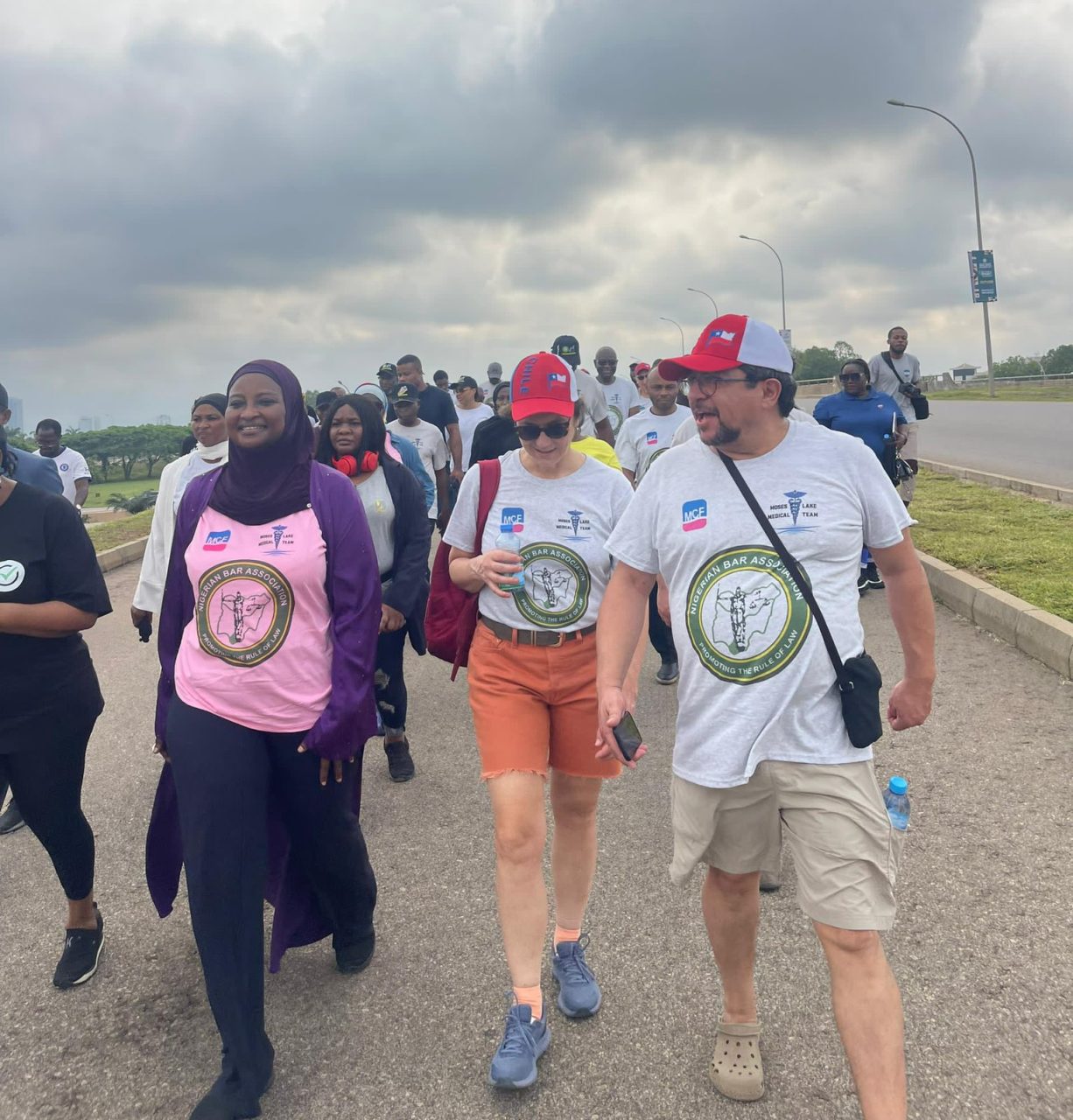 Zainab Shinkafi-Bagudu: I joined over 1000 of my legal brothers and sisters for a brisk 5km walk, to kick off their 2023 Nigerian Bar Association conference.