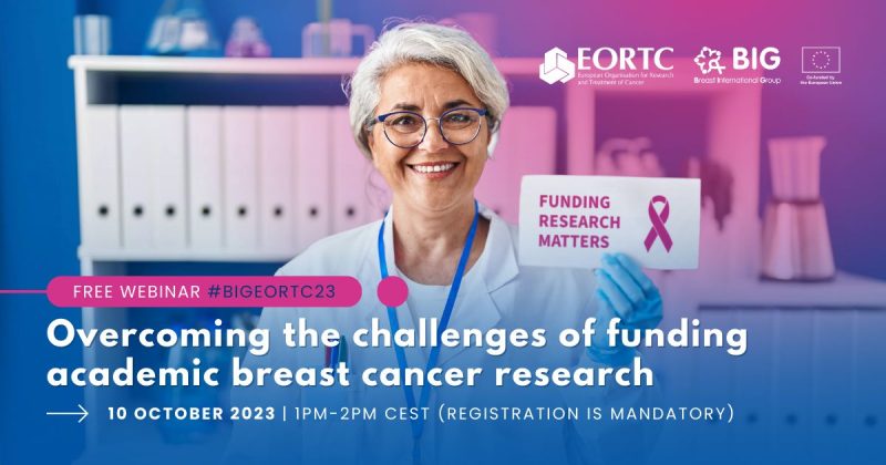 We’re excited to share that the annual BIG-EORTC Pink October free webinar registrations are now open! – EORTC – European Organisation for Research and Treatment of Cancer