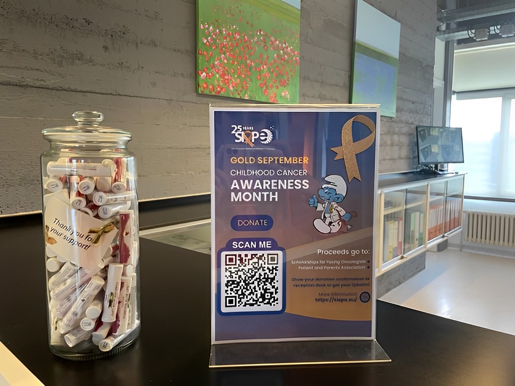 This Childhood Cancer Awareness Month, our amazing co-workers and friends of the BLSI – Brussels Life Science Incubator office have been strongly supporting our Gold September initiatives! – SIOP Europe – The European Society for Paediatric Oncology (SIOPE)