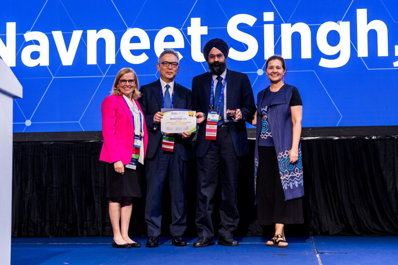 Navneet Singh: A couple of weeks ago I was honored with the Clifton Mountain Lectureship Award by the International Association for the Study of Lung Cancer at the World Conference on Lung Cancer in Singapore.