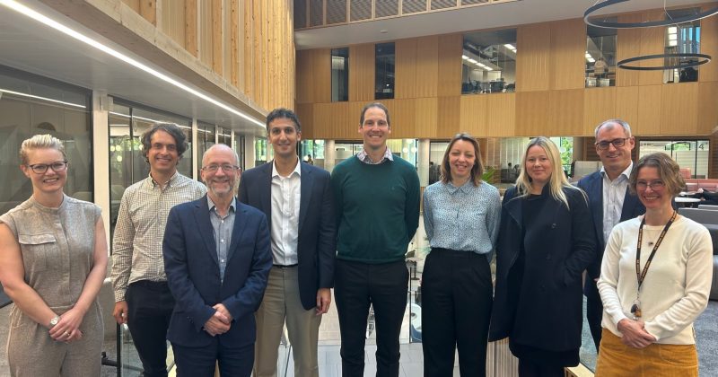 David Sebag-Montefiore: Fantastic to host Owen Jackson, Cancer Research UK (CRUK) Policy Director and University of Leeds alumnus’ visit to discuss translating cancer research and innovation into policy and care