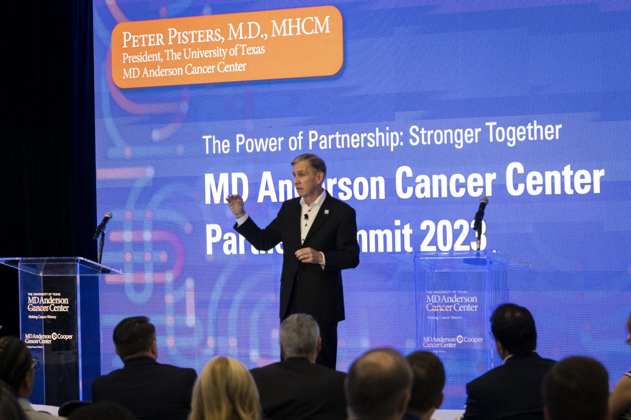 Peter Pisters: Reflecting on an outstanding first day at MD Anderson Cancer Center’s Partner Summit.