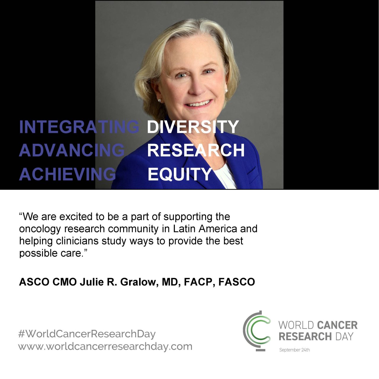 On World Cancer Research Day, we’re excited to announce our new grant – Improving metastatic breast cancer Patient Quality of Care and Equity in Latin America.- ASCO