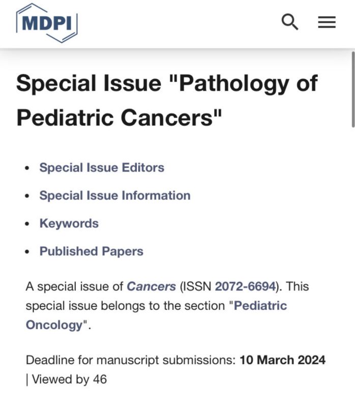 Angela Mastronuzzi: Call for Abstracts!