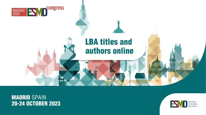 Almost all late-breaking abstract titles and authors are now online. – ESMO
