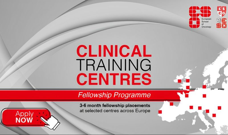Hurry up, applications for the ESO Clinical Training Centres Fellowship programmes are about to expire!- European School of Oncology