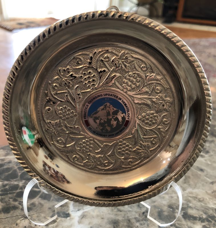 Amer Zeidan: Many thanks for the Pakistani hematology group for sending this kind gesture!