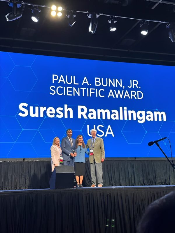 Stephen V Liu: Big congratulations to Dr. Suresh Ramalingam - winner of the IASLC Paul Bunn Scientific Award at World Conference on Lung Cancer 2023.