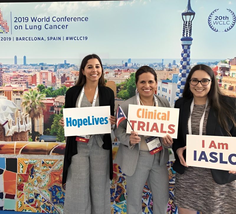 Coral Olazagasti: WCLC19 was huge for me because I met Narjust Florez and Estela Rodriguez, who has been instrumental in the development of my career.