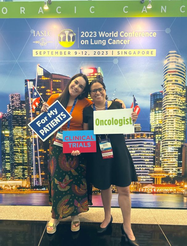 Coral Olazagasti: WCLC19 was huge for me because I met Narjust Florez and Estela Rodriguez, who has been instrumental in the development of my career.