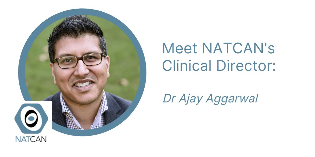 Ajay Aggarwal: Delighted to have been appointed Clinical Director of the National Cancer Audits in England and Wales.