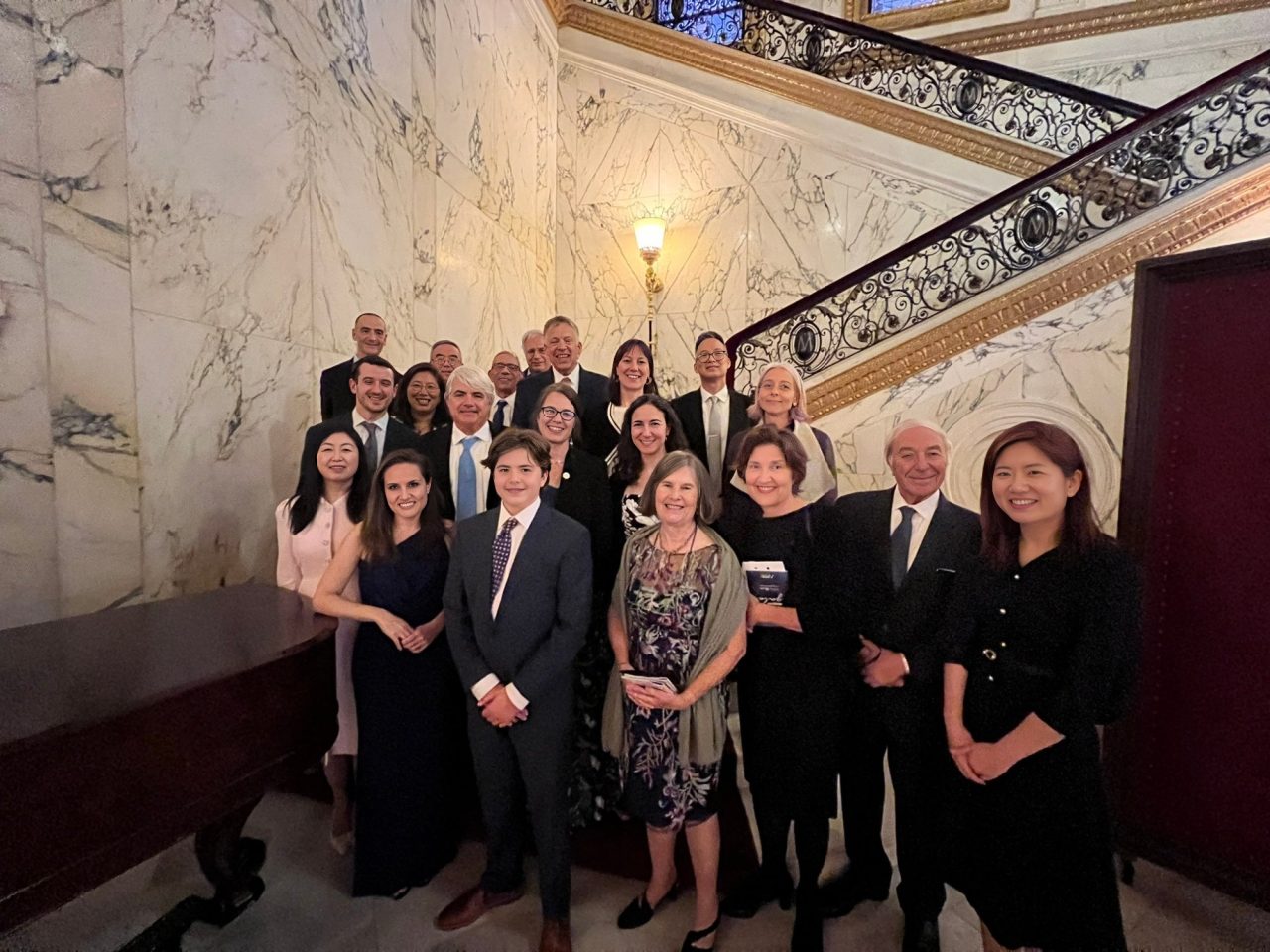 Roy Herbst: Congratulations to our wonderful colleague Katerina Politi, who was honored last night by Lung Cancer Research Foundation for her wonderful scientific achievements and service to the lung cancer community.