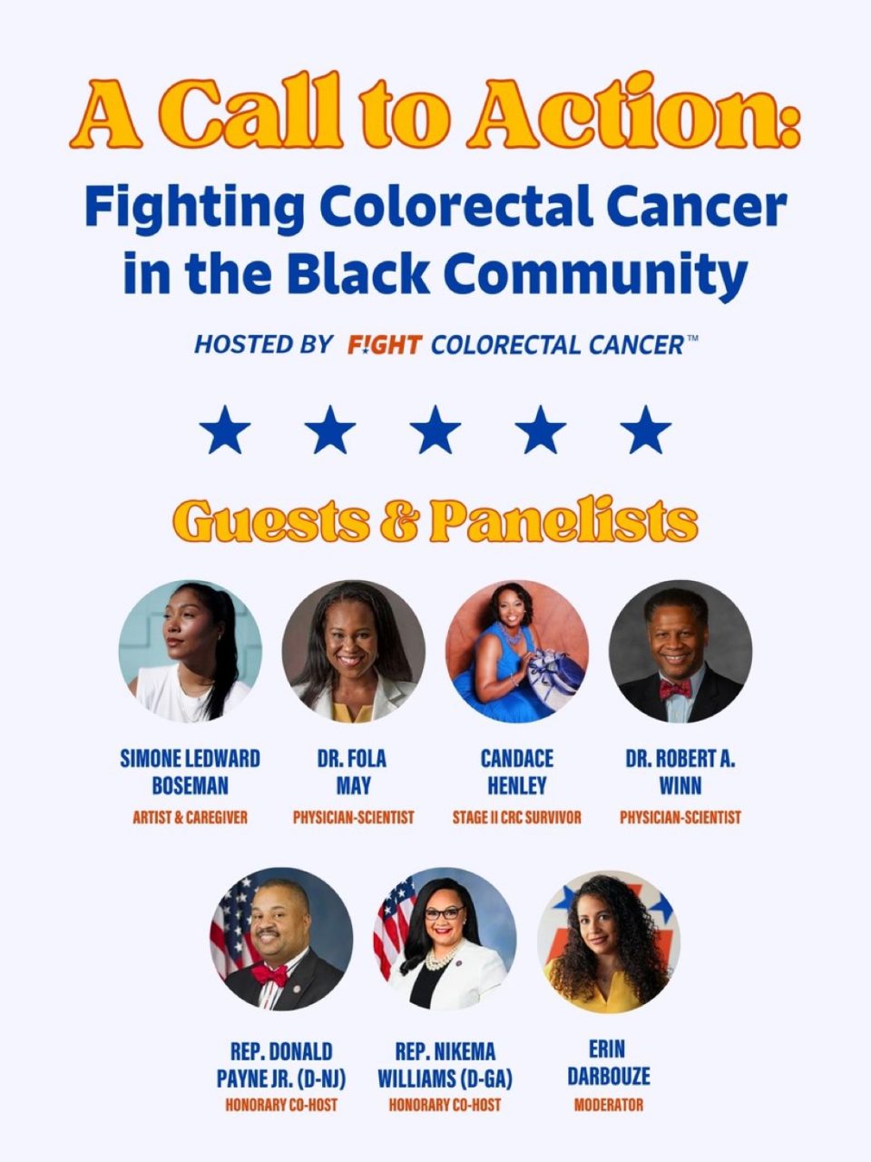We will host a panel at CBCF  bringing together experts, advocates, and policymakers to address the critical disparities in colorectal cancer outcomes among Black Americans. – Fight Colorectal Cancer