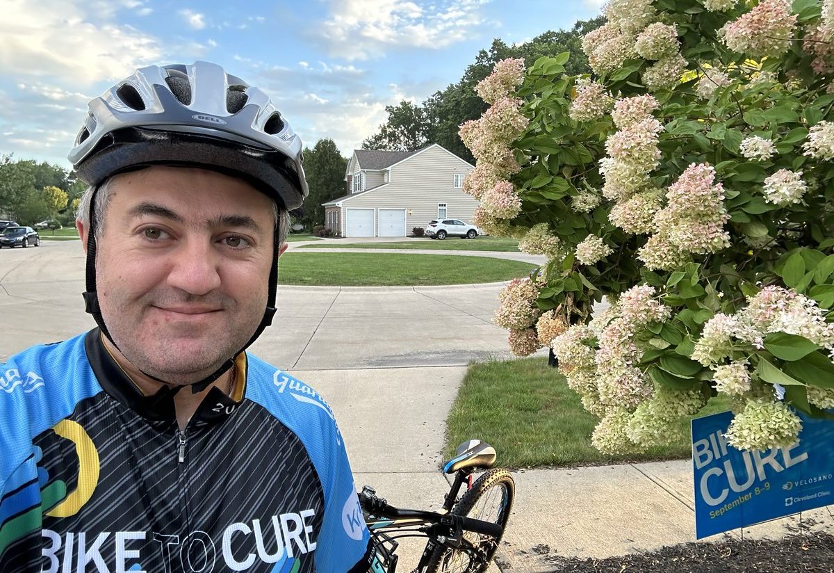 Rabi Hanna: I’m participating in VeloSano Bike to Cure because supporting lifesaving cancer research is important to me.