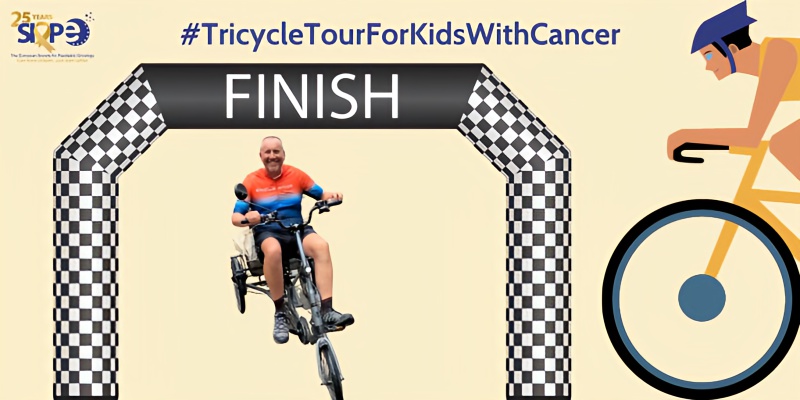 We Did It! Tricycle Tour For Kids With Cancer is Now Complete! – SIOP Europe, the European Society for Paediatric Oncology (SIOPE)