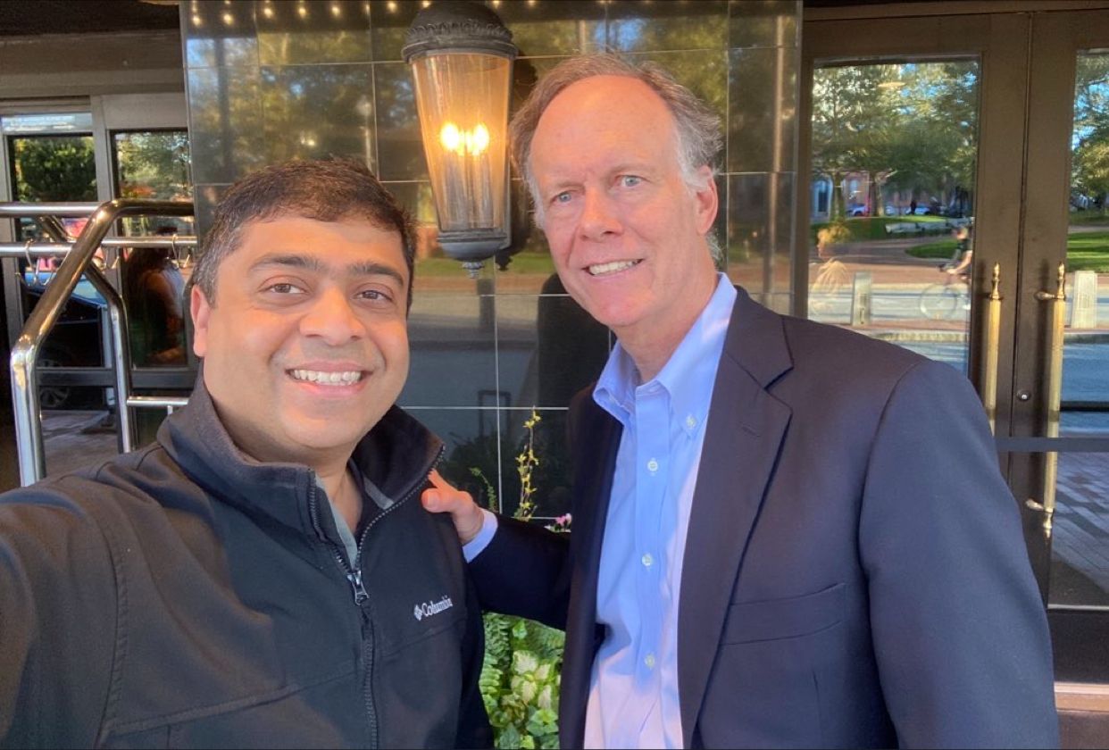 Vivek Subbiah: Great honor to meet with the amazing and beloved The Nobel Prizewinner Dr. Bill Kaelin Dana-Farber Cancer Institute.