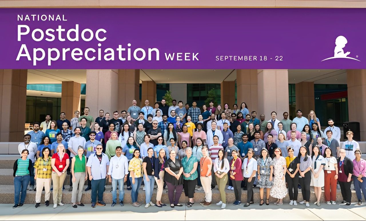 It’s National Postdoctoral Appreciation Week and we’re celebrating the 317 postdoctoral fellows from 50 countries that attend St. Jude. – St. Jude Children’s Research Hospital