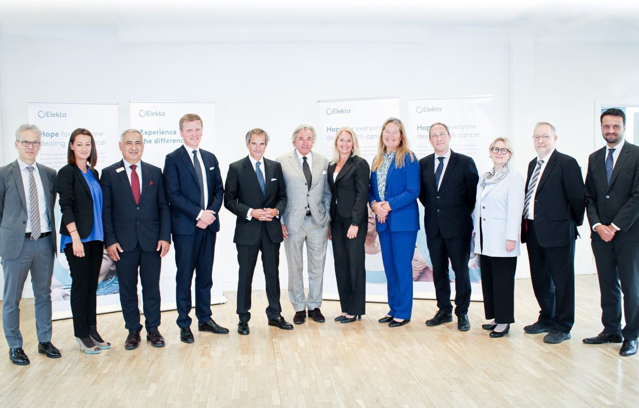 Therese Lindé: So very proud to have reach this milestone where Elekta and the International Atomic Energy Agency (IAEA) this week signed a partnership agreement to work together to make advanced cancer treatment available to more patients.