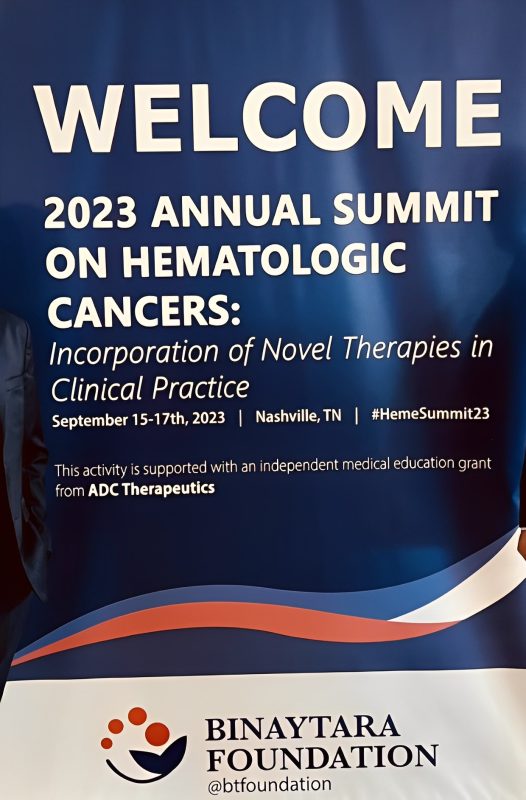 Vivek Subbiah: Super thrilled to deliver the keynote lecture on “Precision Oncology: Future is now” at the Binaytara Foundation