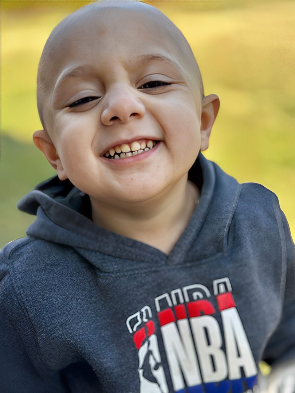 Diagnosed with retinoblastoma at 22 months, Yasin has completed six rounds of chemotherapy, five intravitreal chemotherapy injections and radiation to kill the tumor.- St. Baldrick’s Foundation