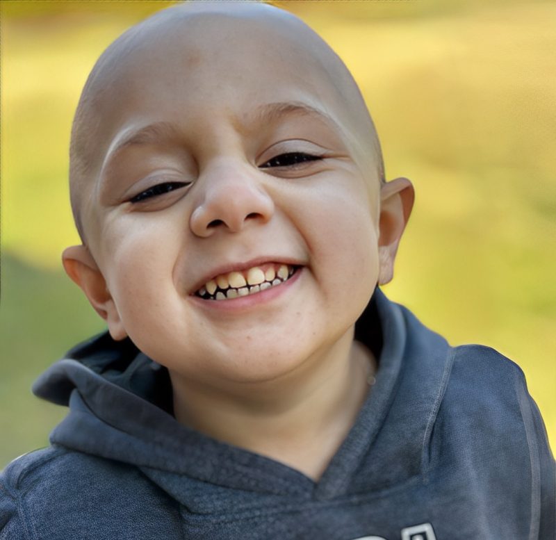 Diagnosed with retinoblastoma at 22 months, Yasin has completed six rounds of chemotherapy, five intravitreal chemotherapy injections and radiation to kill the tumor.- St. Baldrick’s Foundation