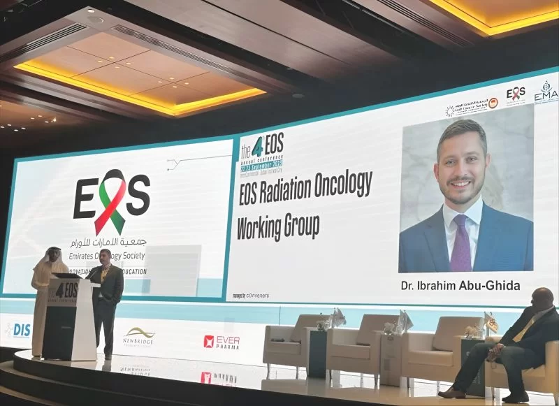 Humaid Al-Shamsi: Proud to launch UAE’s first radiation oncology working group in the country under the leadership of Ibrahim Abu-Gheida