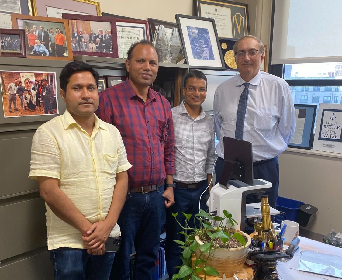 Wafik S. El-Deiry: Enjoyed meeting Amrendra Ajay and his colleagues during his visit to the Legorreta Cancer Center at Brown University.