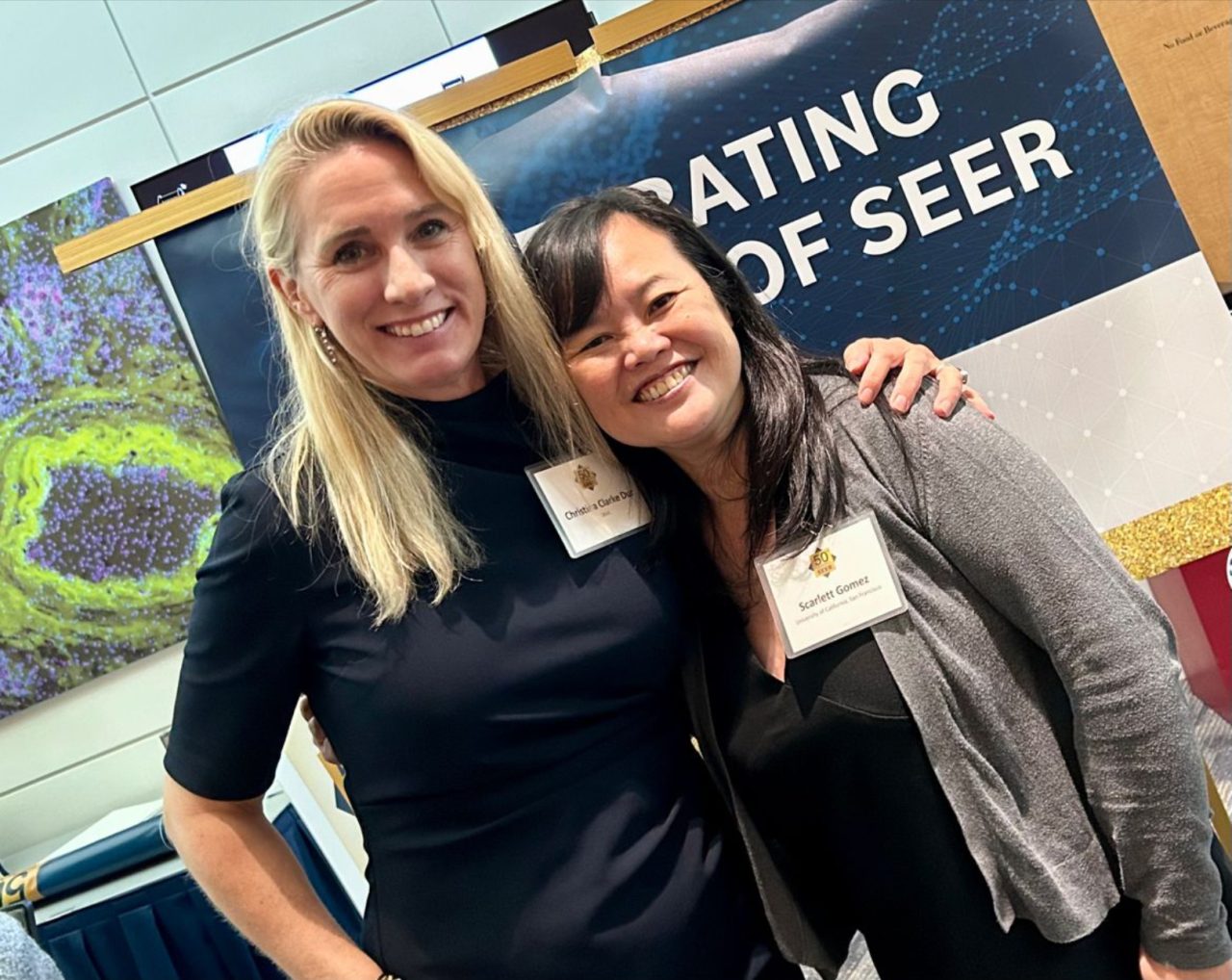 Christina Clarke Dur: Had the BEST day in Bethesda with colleagues celebrating the 50th anniversary of the National Cancer Institute (NCI) Surveillance, Epidemiology, and End Results (SEER) program.