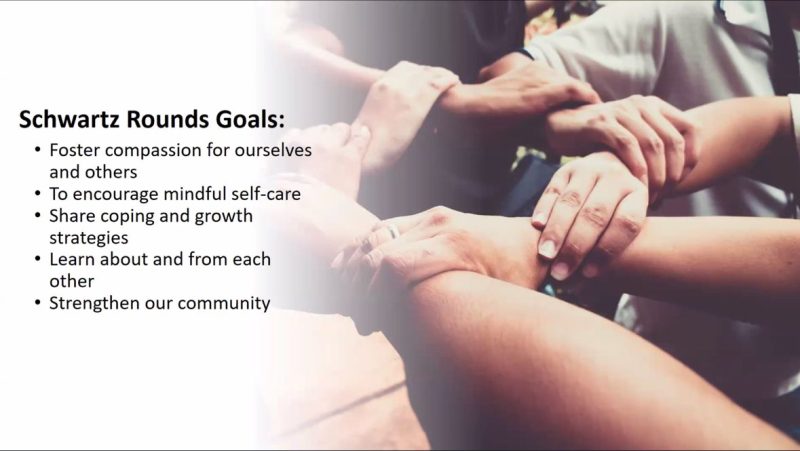 Ryan Huey: So thrilled that MD Anderson Cancer Center had its first Schwartz Rounds today