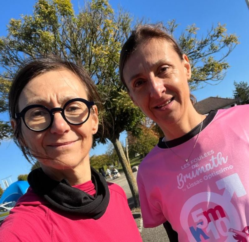 Martine Zimmermann: She is back to running races and we are celebrating life. She is my hero!
